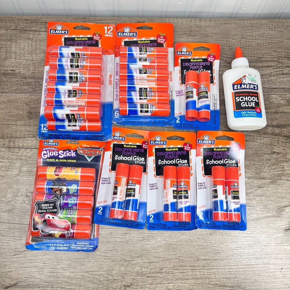 Elmer's Glue Sticks-variety Pack-School‎ Supplies-Homeschool-School-Arts /Crafts